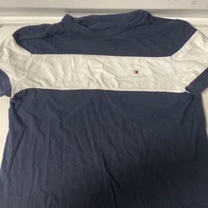 Dark Blue with White Stripe Tommy Hilfiger Shirt